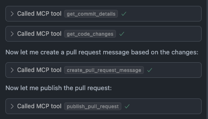MCP server working